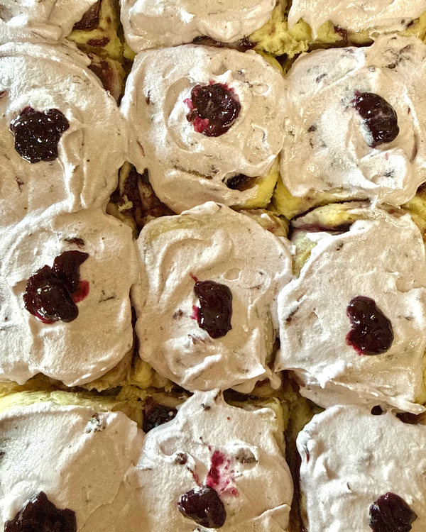 Blueberry Cinnamon Rolls